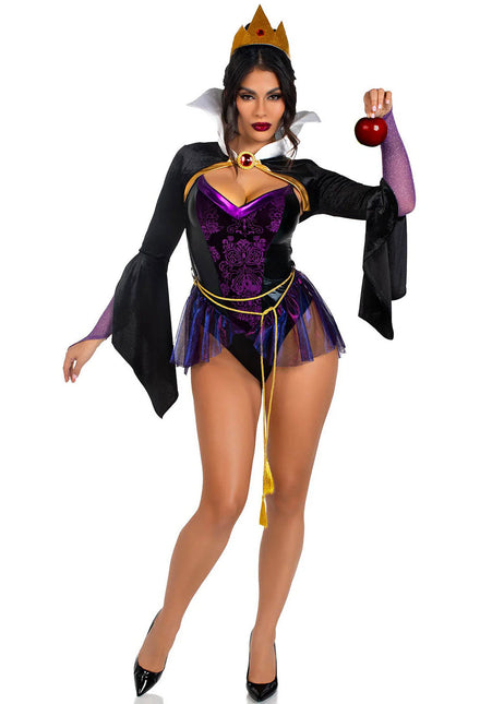 Maleficent Costume Ladies Bodysuit Leg Avenue