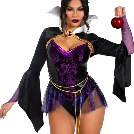 Maleficent Costume Ladies Bodysuit Leg Avenue