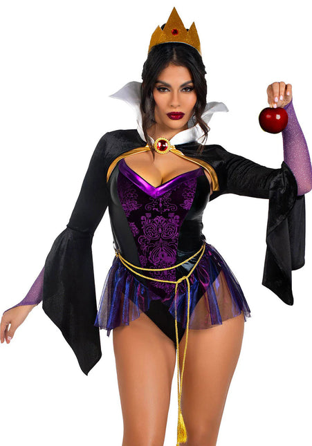 Maleficent Costume Ladies Bodysuit Leg Avenue