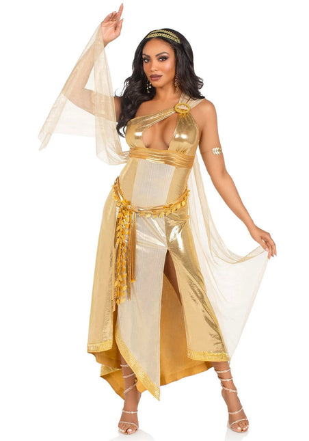 Greek Goddess Dress Gold Ladies Leg Avenue