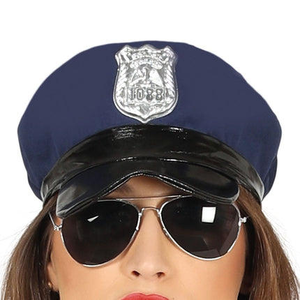 Costume de police bleu pour dames