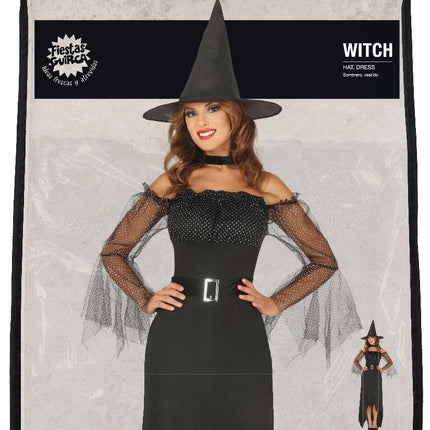 Costume d'Halloween de sorcière pour femmes