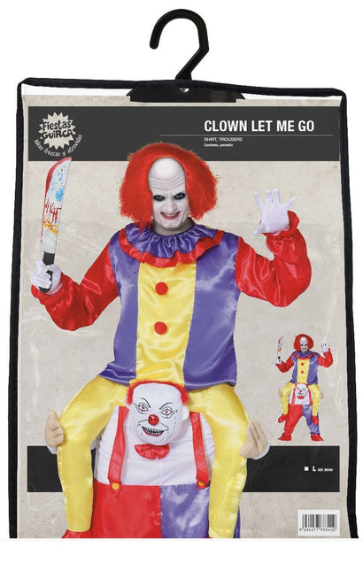 Killer Clown Carry me costume Men