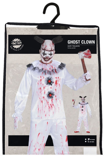 Clown tueur Costume d'Halloween Hommes Sang