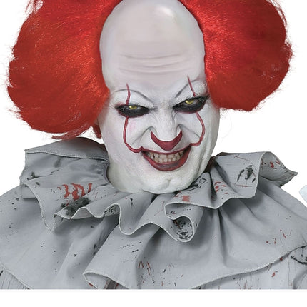 Clown tueur Costume d'Halloween Hommes Gris