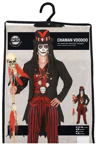 Costume d'Halloween vaudou pour homme