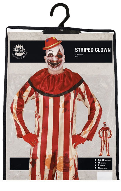 Costume d'Halloween de clown tueur Hommes