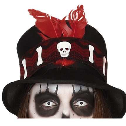 Costume d'Halloween vaudou pour femmes