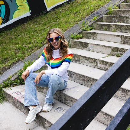 Veste d'entraînement Vintage Rainbow Babe