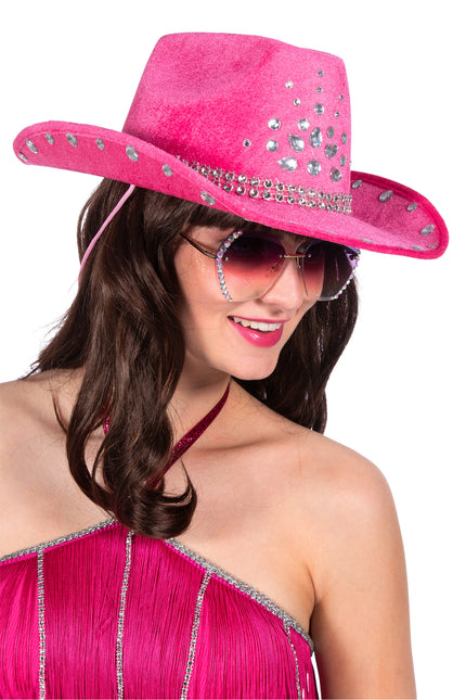 Chapeau de cow-boy avec strass