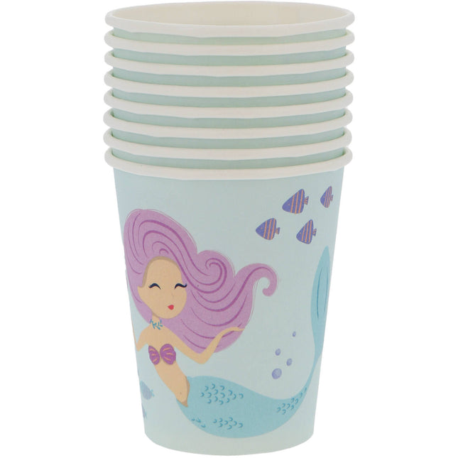 Gobelets - Mermaid Magic - 250 ml - 8 pièces