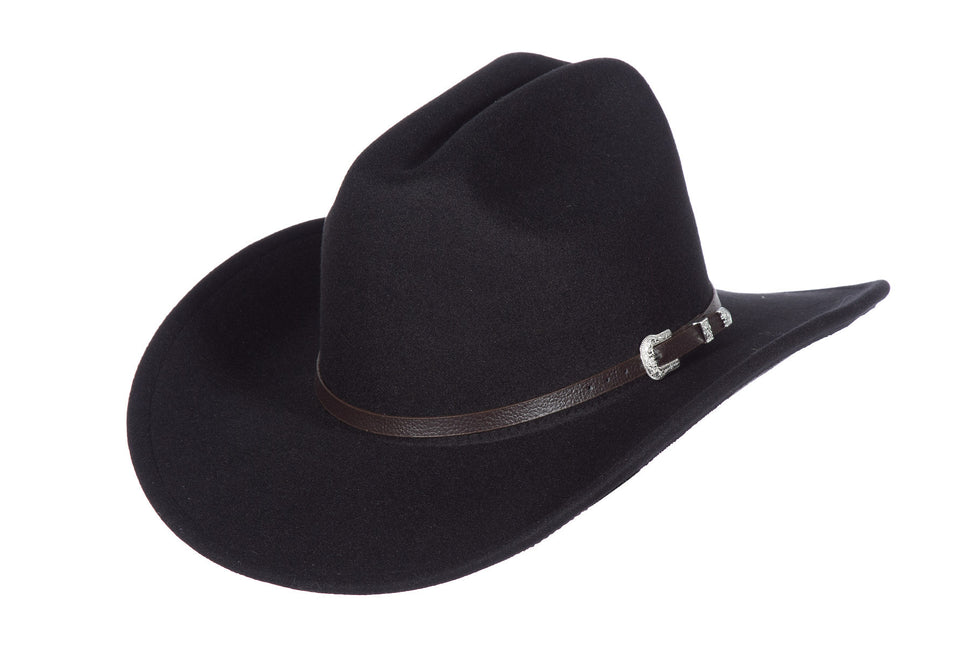 Authentique chapeau de cow-boy western avec boucle