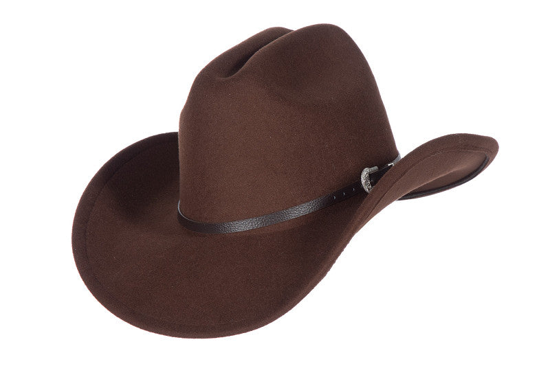 Authentique chapeau de cow-boy western avec boucle