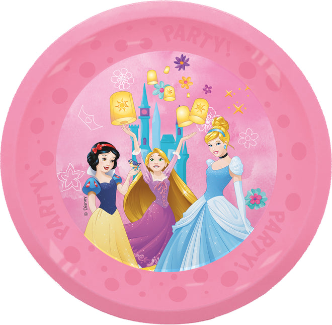 Assiettes Disney Princesses Réutilisables 21cm 4pcs