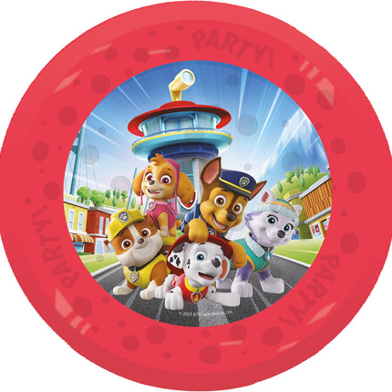 Assiettes Paw Patrol réutilisables 21cm 4pcs