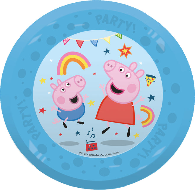 Assiettes Peppa Pig réutilisables 21cm 4pcs