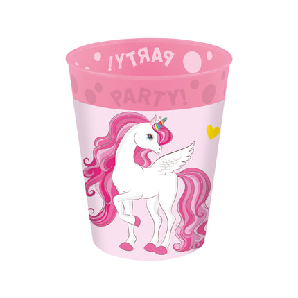 Gobelets Licorne réutilisables 250ml 4pcs