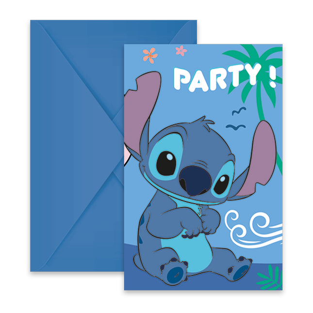 Invitations au point de croix 6pcs