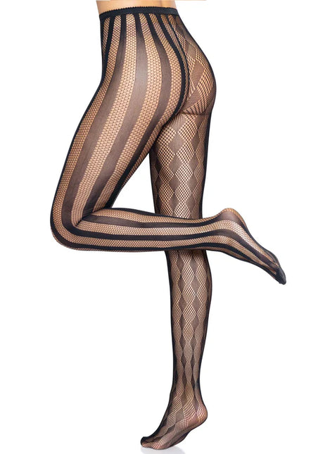 Collants Harlequin résille