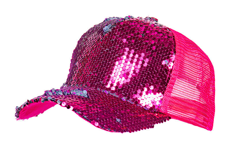 Casquette de baseball à paillettes