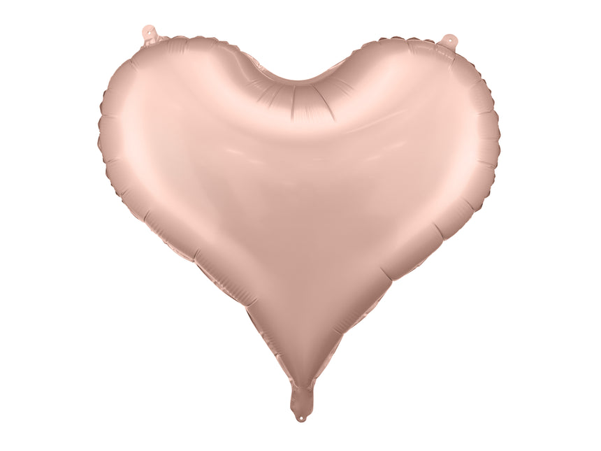 Ballon de baudruche Heart, 75x64.5 cm, rosegold