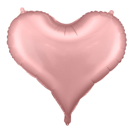 Ballon de baudruche Heart, 75x64.5 cm, rose clair