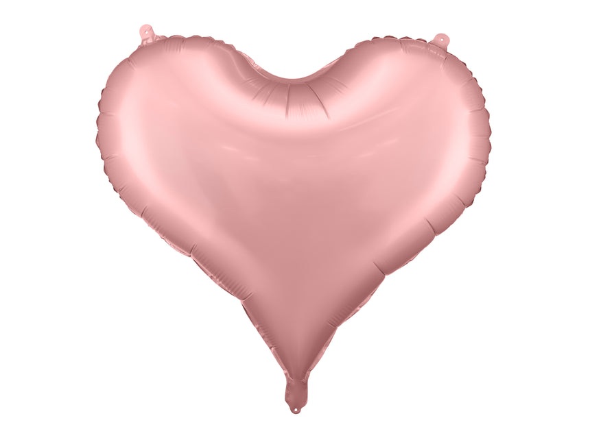 Ballon de baudruche Heart, 75x64.5 cm, rose clair