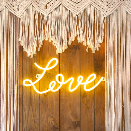 Néon LED - Love, blanc, 61x27.4 cm