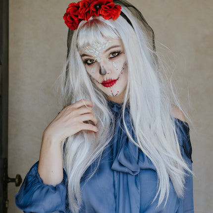 Halloween Hairband Bridal Veil