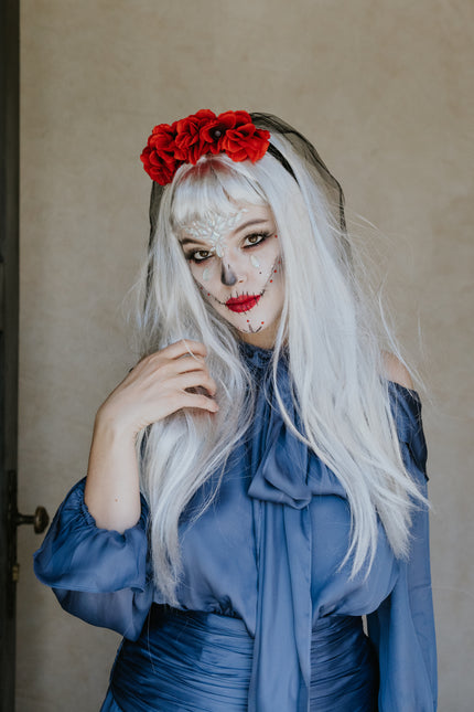 Halloween Hairband Bridal Veil