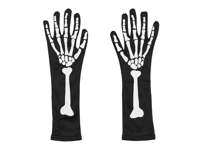 Gants d'halloween Squelette phosphorescent