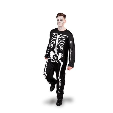 Costume d'Halloween Homme Squelette