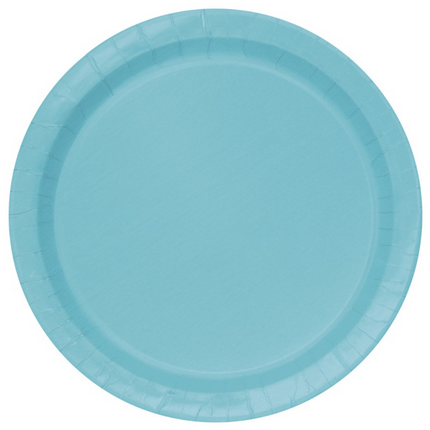 Assiettes Terrific Teal Round 23cm 8pcs