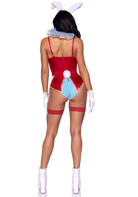 Alice In Wonderland Kostuum Dames Bodysuit Leg Avenue - Partywinkel - 714718564395