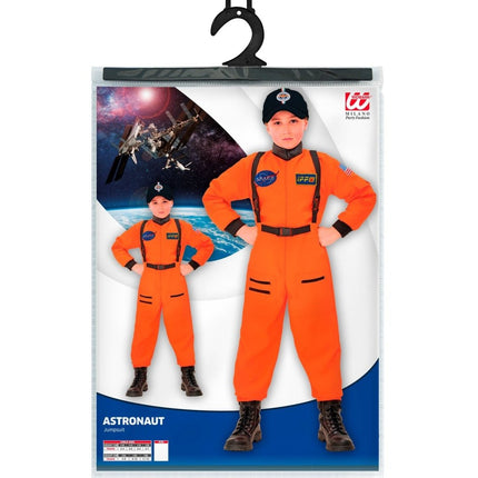 Astronauten Pak Oranje Jongen - Partywinkel - 8003558110162