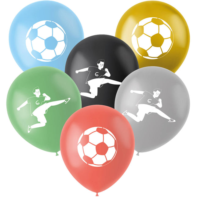 Ballons en latex - Fantastic Football - 33 cm - 6 pièces