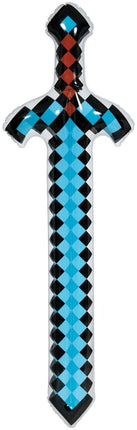 Blauwe Nep Zwaard Pixel - Partywinkel - 8434077167090