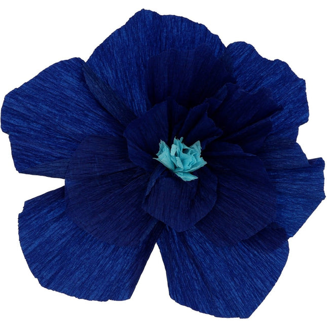 Bloemen Tafeldecoratie Blauw 30cm 3st - Partywinkel - 8714572243223