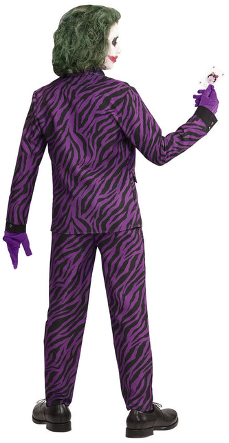 Costume de Joker garçon violet 3 pièces