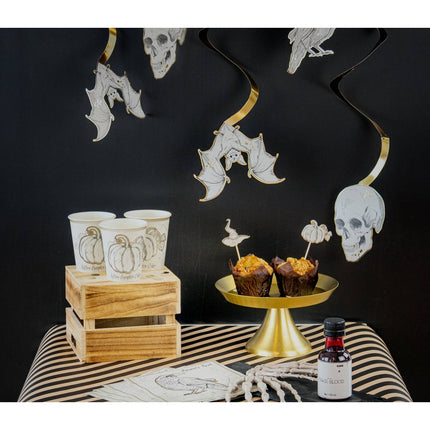 Décoration suspendue Halloween Creepy Curiosities 60cm 6pcs