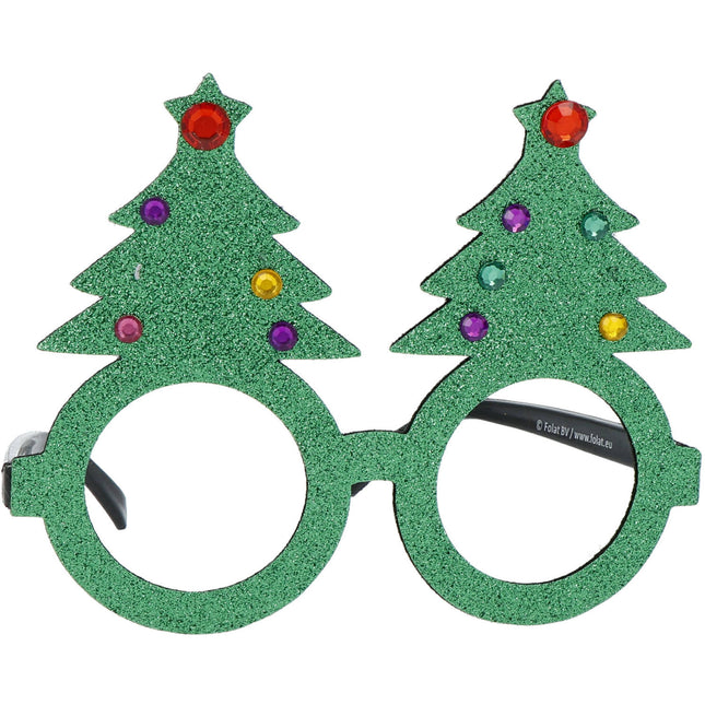 Verres Arbre de Noël et Père Noël 2pcs