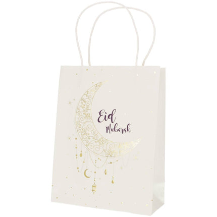 Cadeautasjes 'Eid Mubarak' - 20 x 10 x 27 cm - 6 stuks - Partywinkel - 8714572248976