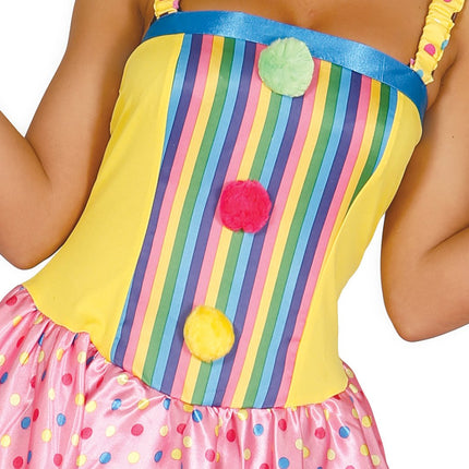 Clown Kostuum Dames - Partywinkel - 8434077849149