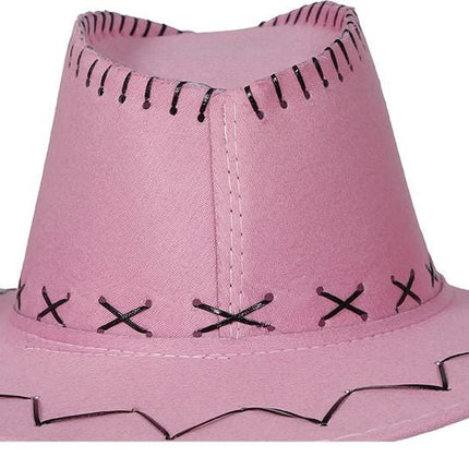 Cowboy Hoed Roze - Partywinkel - 8434077230268