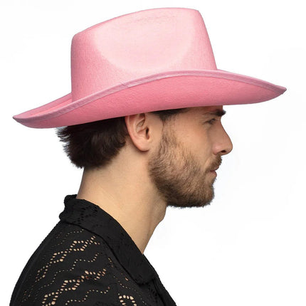 Cowboy Hoed Roze - Partywinkel - 8712026543813