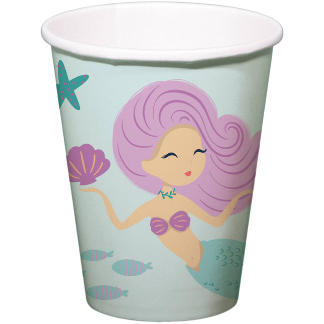 Gobelets - Mermaid Magic - 250 ml - 8 pièces