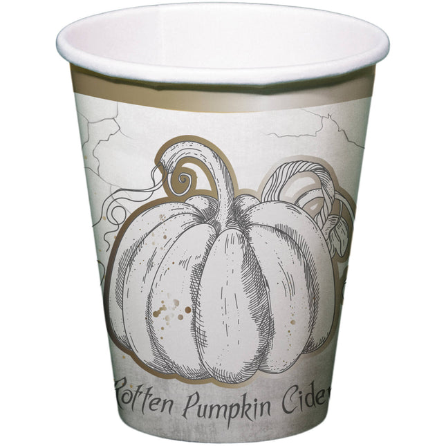 Halloween Cups Cidre de citrouille pourrie 250ml 8pcs