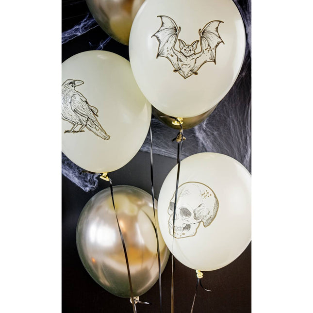 Halloween Ballons Creepy Curiosities 6pcs