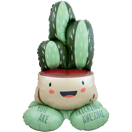 Ballon de baudruche debout Cactus 81cm vide