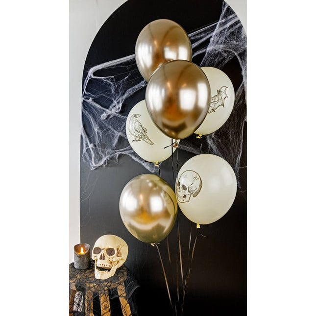 Halloween Ballons Creepy Curiosities 6pcs